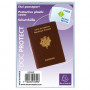 Etuis protection plastique PASSEPORT EXACOMPTA 2 volets