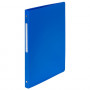 Classeur 4 anneaux A4 21x29,7cm dos 15mm - BLEU - Plastique PP