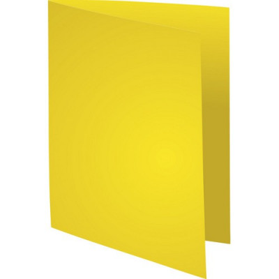 100x Sous-chemises 22x31cm EXACOMPTA ROCK'S 210gr - JAUNE CITRON