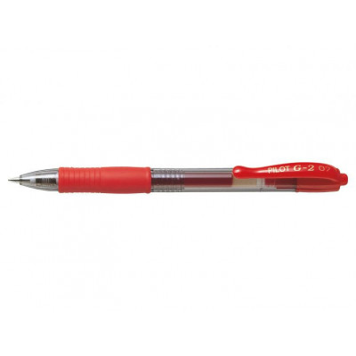 Stylo roller encre gel PILOT G2 07 - ROUGE