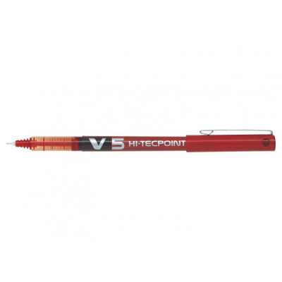 Stylo roller PILOT HI-TECPOINT V5 - ROUGE