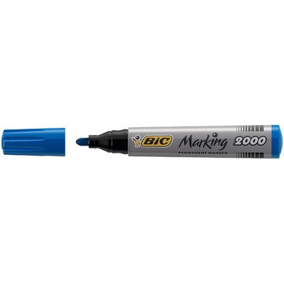 Marqueur permanent BIC Marking 2000 Ecolutions pointe ogive 1,7mm - BLEU