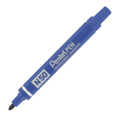 Marqueur permanent PENTEL N50 - pointe ogive 2mm - BLEU