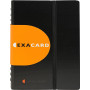 Porte cartes de visite pochettes détachables EXACOMPTA Exacard 120 cartes Exactive® - 20x14,5cm