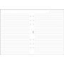 Recharge FILOFAX A5 21x14,8cm - 25 Feuilles de notes lignées - Blanc
