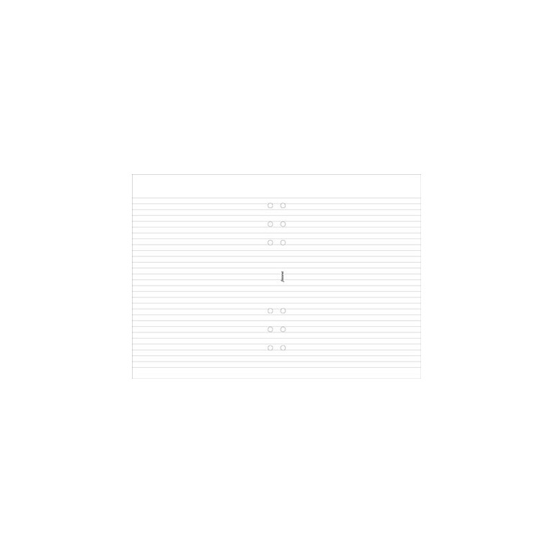 Recharges Papier à Points A5 Pour Organisateur - 320 Feuilles 100 G/m², 6 Trous, 148x210 Mm - Blanc - 4