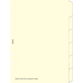 Recharge organiseur journalier Filofax Mini Cotton Cream