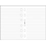 Recharge FILOFAX Pocket 12x8,1cm - 20 Feuilles de notes lignées - Blanc