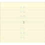 Recharge FILOFAX Personal 17,1x9,5cm - 20 Feuilles de notes lignées - Crème
