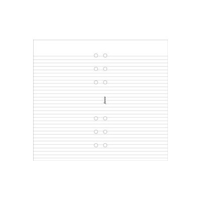 Recharge FILOFAX Personal 17,1x9,5cm - 100 Feuilles de notes lignées - Blanc