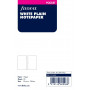 Recharge FILOFAX Pocket 12x8,1cm - 20 Feuilles de notes non lignées - Blanc