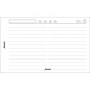Recharge FILOFAX format MINI - Feuille contacts M2