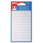 539 Etiquettes rondes Ø8mm AGIPA - BLANC