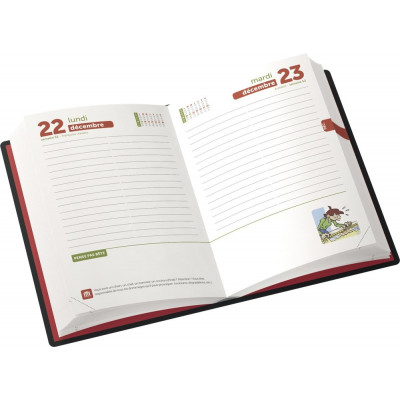 Agenda Scolaire CALLIOPE 2021/2022 - Format 160 X 240 Mm - Couleur Noir - Pour L'année Scolaire