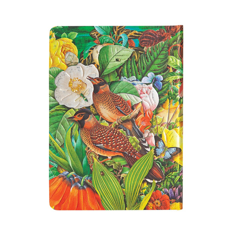 Carnet Paperblanks Jardin Lunaire - Couverture Rigide - 176 Pages Lignées - Format Slim - Idée Cadeau Créatif