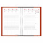 Agenda QUOVADIS TIME&LIFE POCKET cuivre Septembre - 10x15cm - 1 semaine sur 2 pages