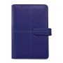 Agenda organiseur QUOVADIS TIMER 14 Prestige VERONA - 8x12cm - INDIGO - 1 semaine sur 2 pages horizontal