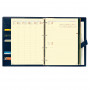 Agenda organiseur QUOVADIS - TIMER 29 Prestige 16 mois cuir vachette lisse Luna taupe - 21x29,7cm