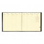 Agenda QUOVADIS EXECUTIF Prestige S cuir pleine fleur Montebello bleu marine 16x16cm - 1 semaine sur 2 pages