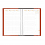 Agenda QUOVADIS TIME&LIFE LARGE Cuivre - 16x24cm - 1 semaine sur 2 pages