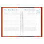 Agenda QUOVADIS TIME&LIFE POCKET Cuivre - 10x15cm - 1 semaine sur 2 pages