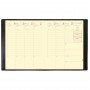 Agenda QUOVADIS PRESIDENT Prestige cuir pleine fleur Montebello bleu marine 21x27cm - 1 semaine sur 2 pages