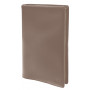 Agenda QUOVADIS MINISTRE Prestige cuir vachette lisse Luna taupe 16x24cm - 1 semaine sur 2 pages