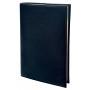 Agenda QUOVADIS MINISTRE Prestige cuir pleine fleur Montebello bleu marine 16x24cm - 1 semaine sur 2 pages