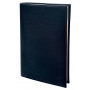 Agenda de poche QUOVADIS AFFAIRES Prestige cuir pleine fleur  Montebello bleu marine 10x15cm - 1 semaine sur 2 pages