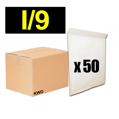 50x Enveloppes à bulles (I) - 320x455cm - BLANC