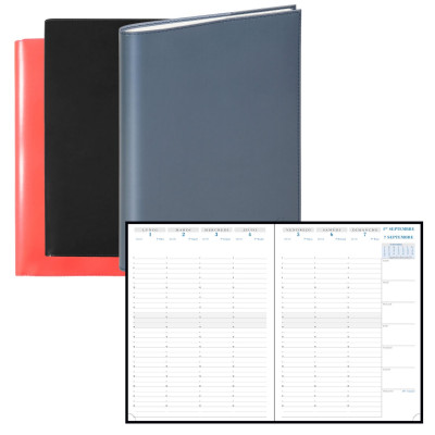 Agenda EXACOMPTA SAD 29 Verone - 21x29,7cm 1 semaine sur 2 pages (COLORIS ALEATOIRES) 