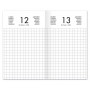 Agenda Chantier LECAS - 1 jour par page 15 x 9 cm (COULEURS ALEATOIRES)