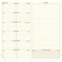 Agenda EXACOMPTA Espace 17 Barbara - 175x90mm - 1 semaine sur 1 page + NOTES (COLORIS ALEATOIRES)