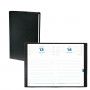 Agenda QUOVADIS Textagenda 12 x 17 cm - 1 jour par page couverture impala noir