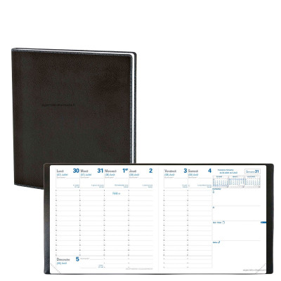 Agenda 2024 QUOVADIS Texthebdo 16x24cm Touch - 1 semaine sur 2