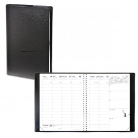 Agenda Semainier 2024 Impala Ministre - 16 X 24 Cm - Noir - Quo