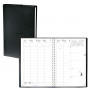 Agenda QUOVADIS MINISTRE S couverture Impala noir 16x24cm - 1 semaine sur 2 pages