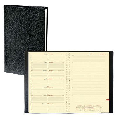 Agenda semainier Wafer 2024 en Panama black