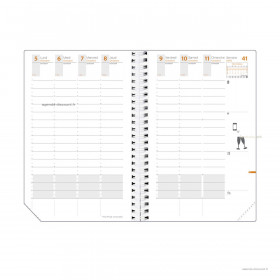 Recharge Prénote (sans couverture) - 8¼”x11¾” (21x29,7cm) - 2024 - Quovadis