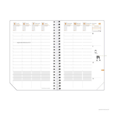 Recharge pour agenda QUOVADIS TIME&LIFE LARGE format 16x24cm