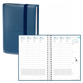 OBERTHUR - Recharge Agenda Semainier 21x27 Cm Spiralé - Compatible KENT/LODGE - Janvier à Décembre 2026