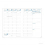 Recharge pour agenda Affaires «Prestige» QUOVADIS 10 x 15 cm - 1 semaine sur 2 pages