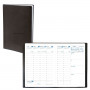 Agenda QUOVADIS RANDONNEE - 9x12,5cm  - 1 semaine sur 2 pages couverture TOSCANA NOIR