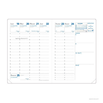 Recharge pour agenda QUOVADIS RANDONNEE format 9x12,5cm