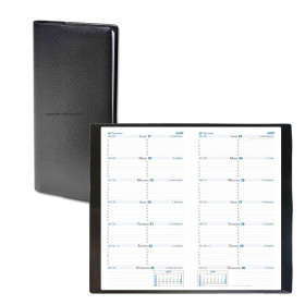 LECAS Agenda banquier 2024 150 x 340 mm 2 volumes