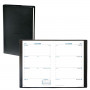 Agenda QUOVADIS SAPA X Impala noir  - 10x15cm - 1 semaine sur 2 pages