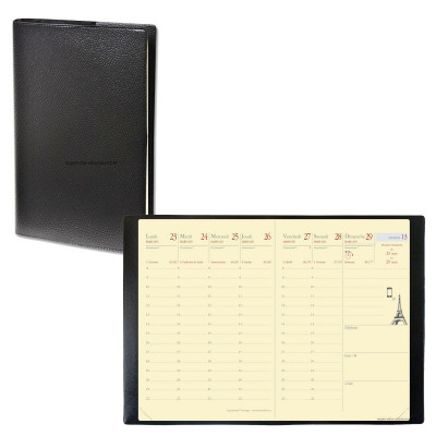 Agenda Randonée Prestige QUOVADIS 9 x 12,5 cm - 1 semaine sur 2 pages