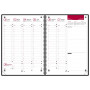 Agenda OXFORD MY' FAB - 15x21cm - 1 semaine sur 2 pages (COULEURS ALEATOIRES)