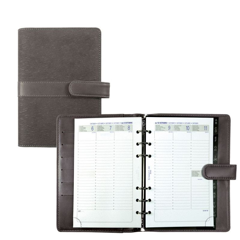 Exacompta 18511E Recharge Feuillets Quadrill/é 5x5 pour Organiseur Exatime 17 44 Feuillets Ivoire