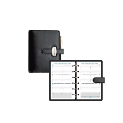 Agenda 2024 EXACOMPTA Exatime 14 Dual noir - 150x115x35 mm